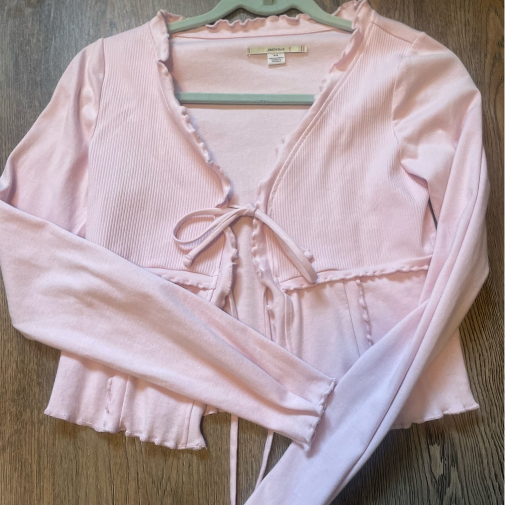 Pink Wrap cardigan